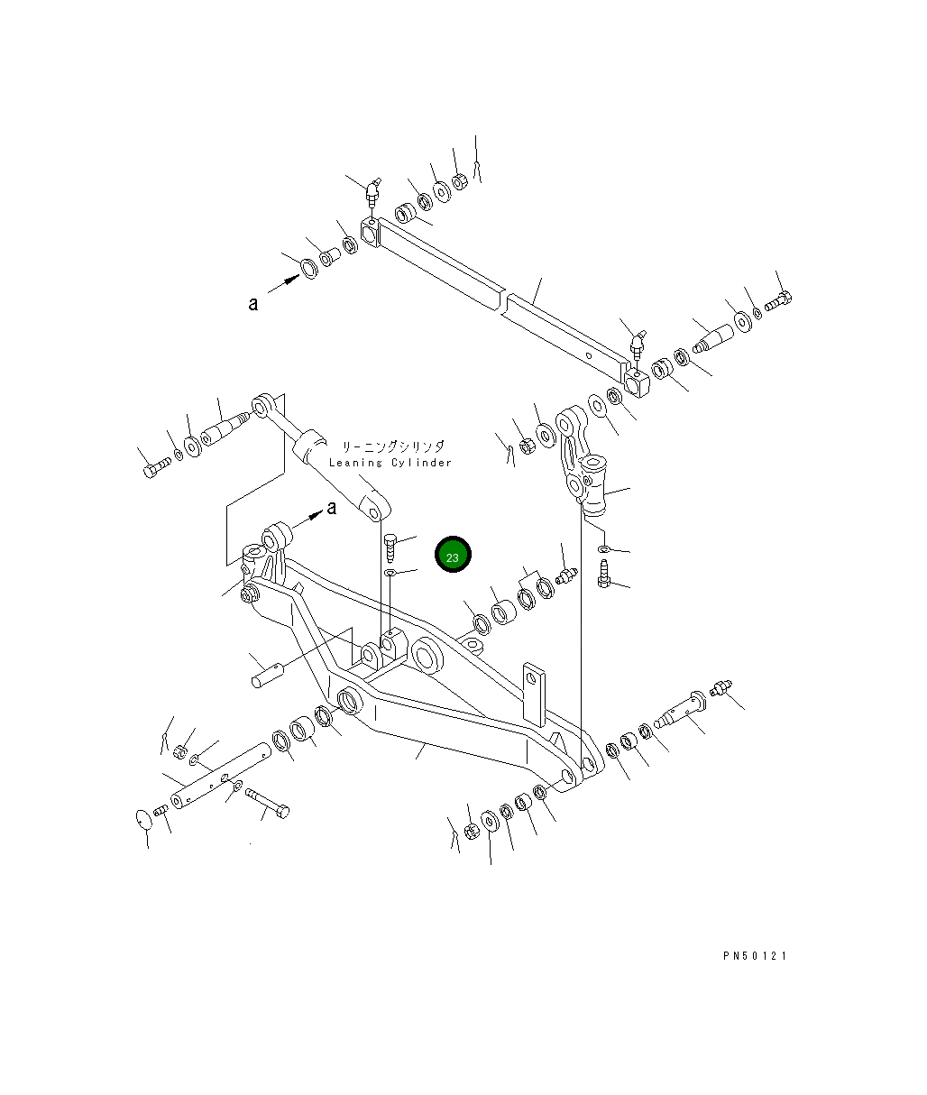 Болт 23D-27-11690 Komatsu
