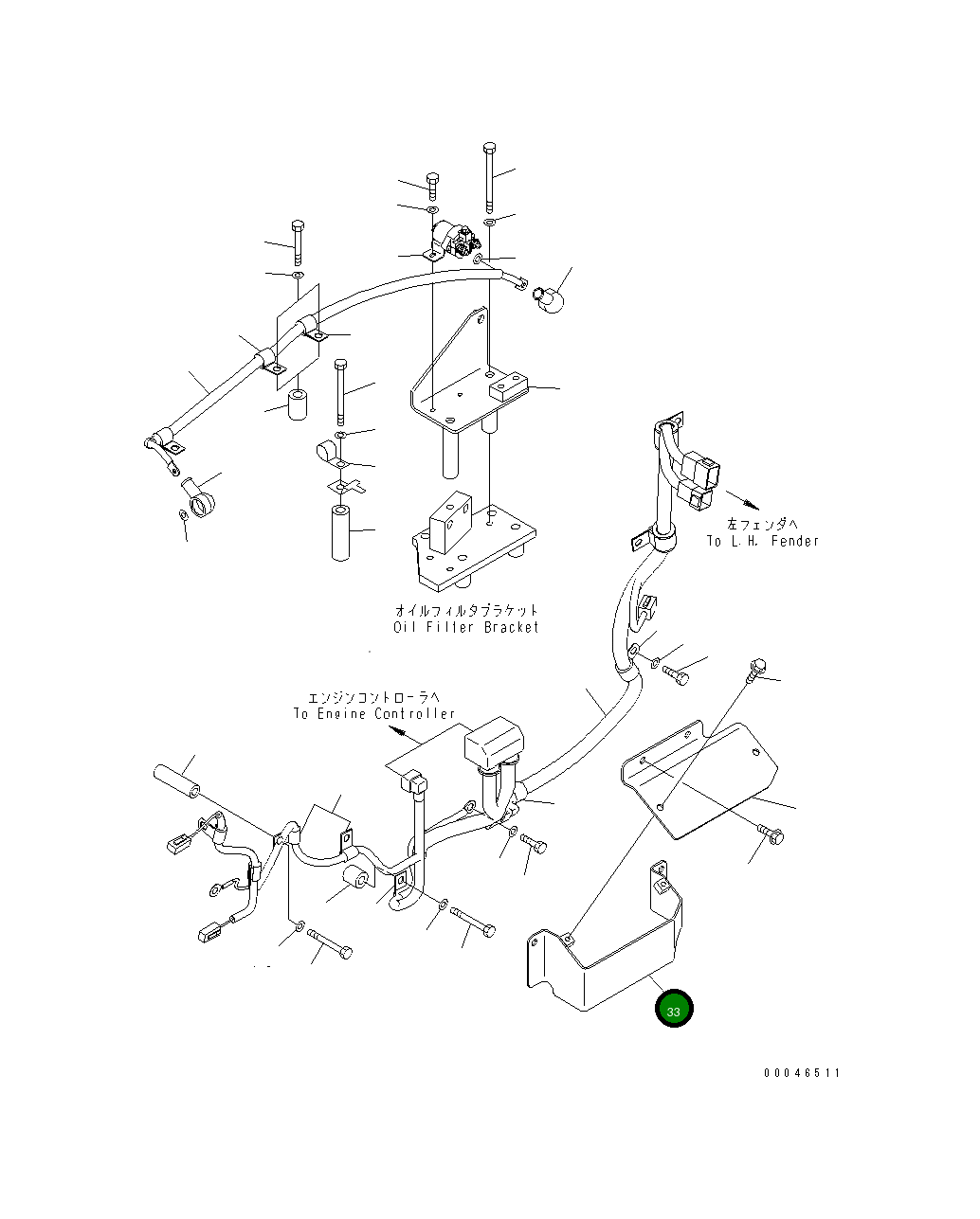 Крышка 154-01-72121 Komatsu