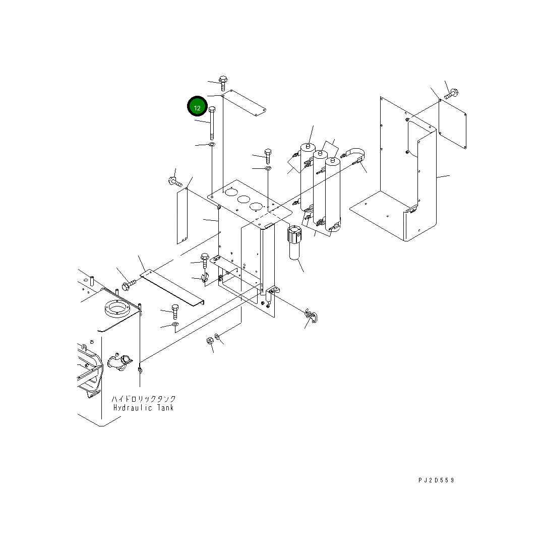 Крышка 569-43-84440 Komatsu