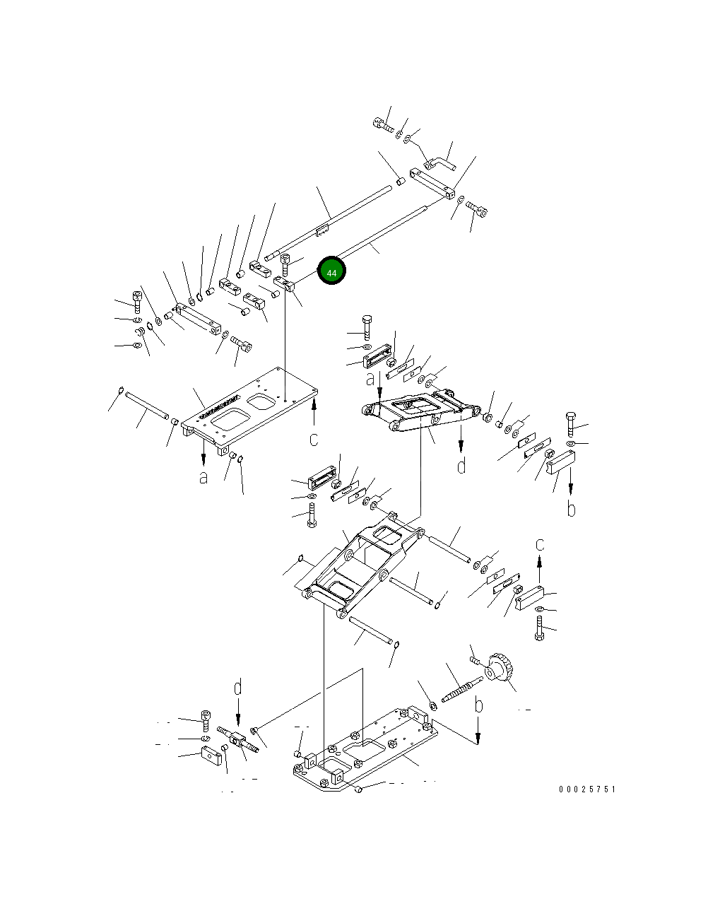 Болт 01252-80512 Komatsu