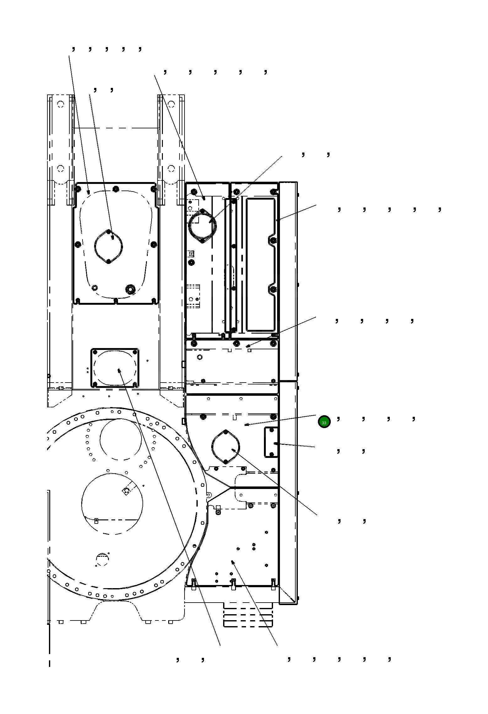 Крышка 208-54-KA340  Komatsu