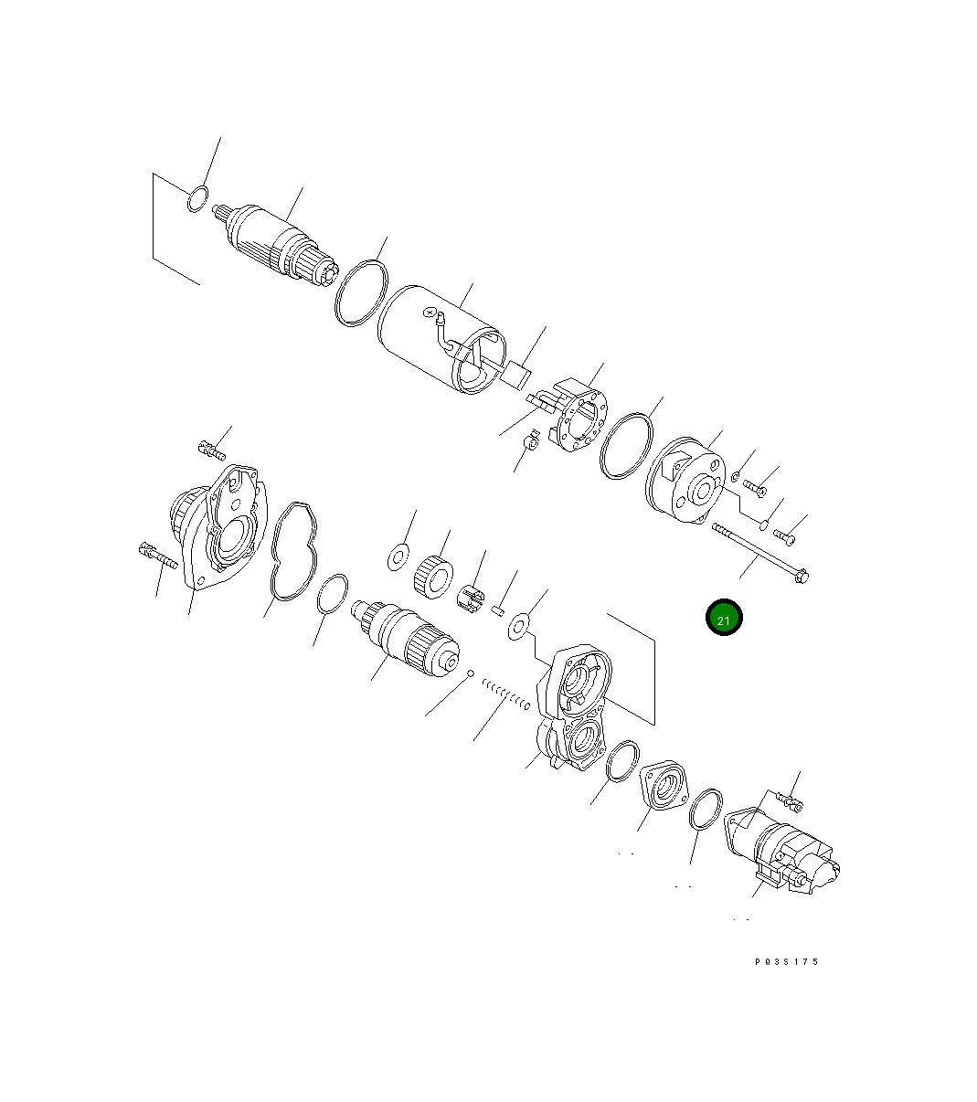 Болт KD0-09001-5160 Komatsu