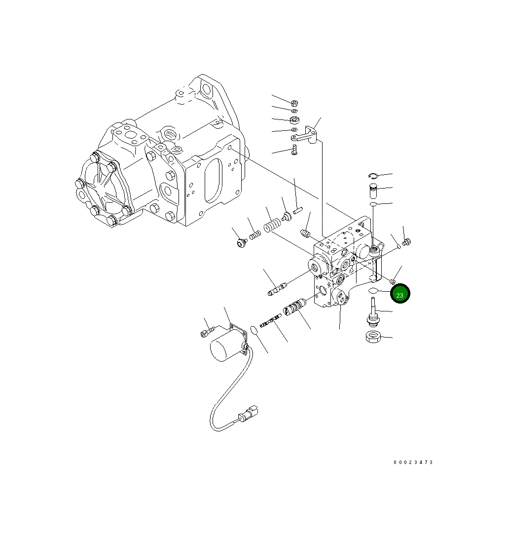 Кольцо уплотнительное (O-Ring) 07002-61823 Komatsu