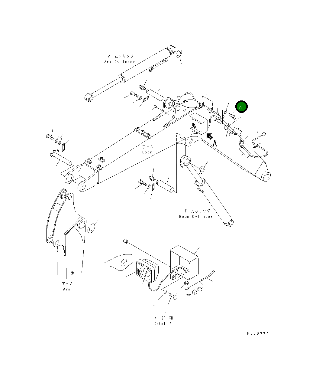 Болт 01010-81024 Komatsu