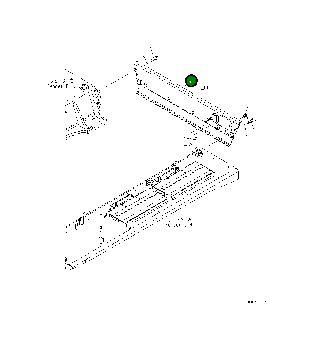 Крышка 154-54-78610 Komatsu