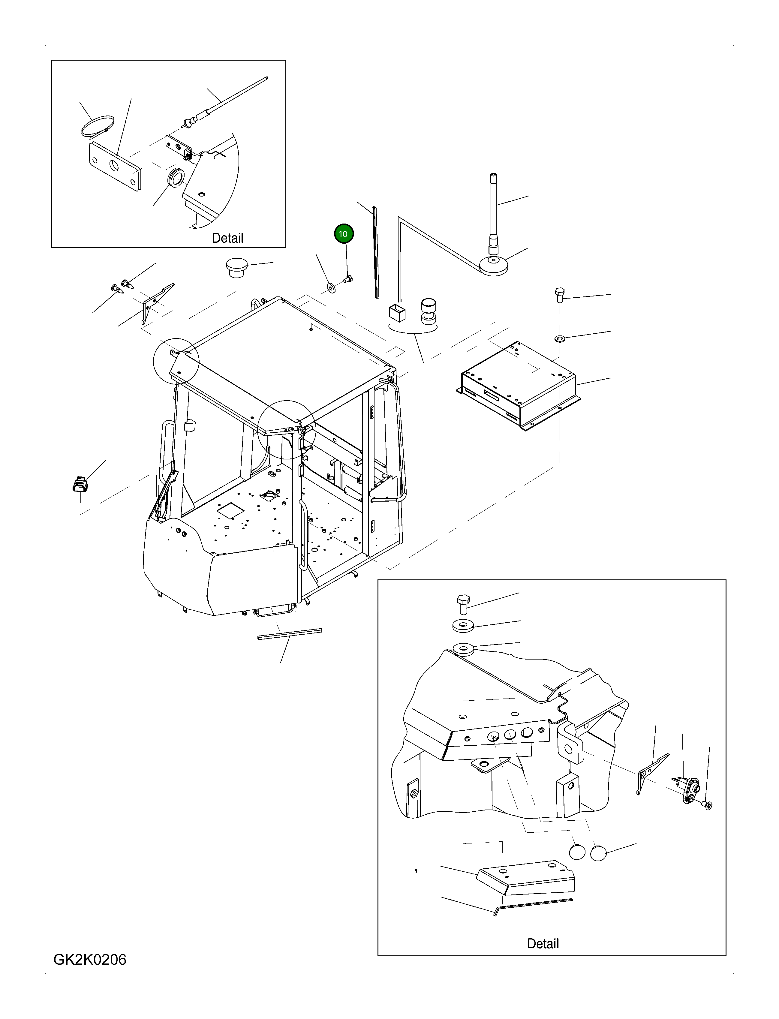 Болт 01011-D1016  Komatsu
