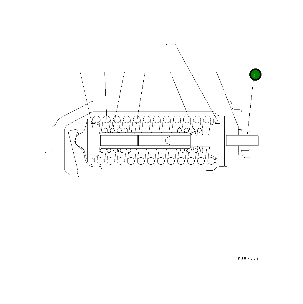 Болт UC1302090096 Komatsu