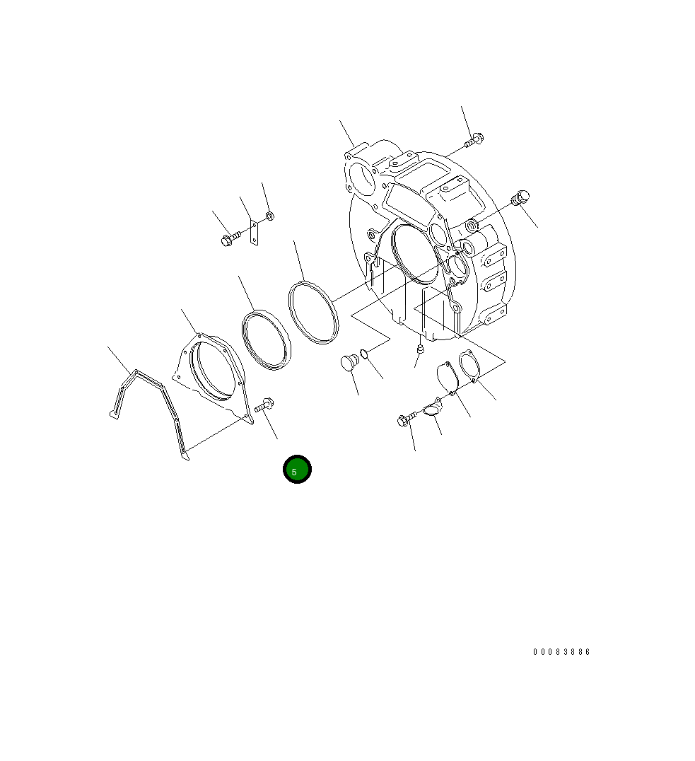 Болт 6738-21-4290 Komatsu