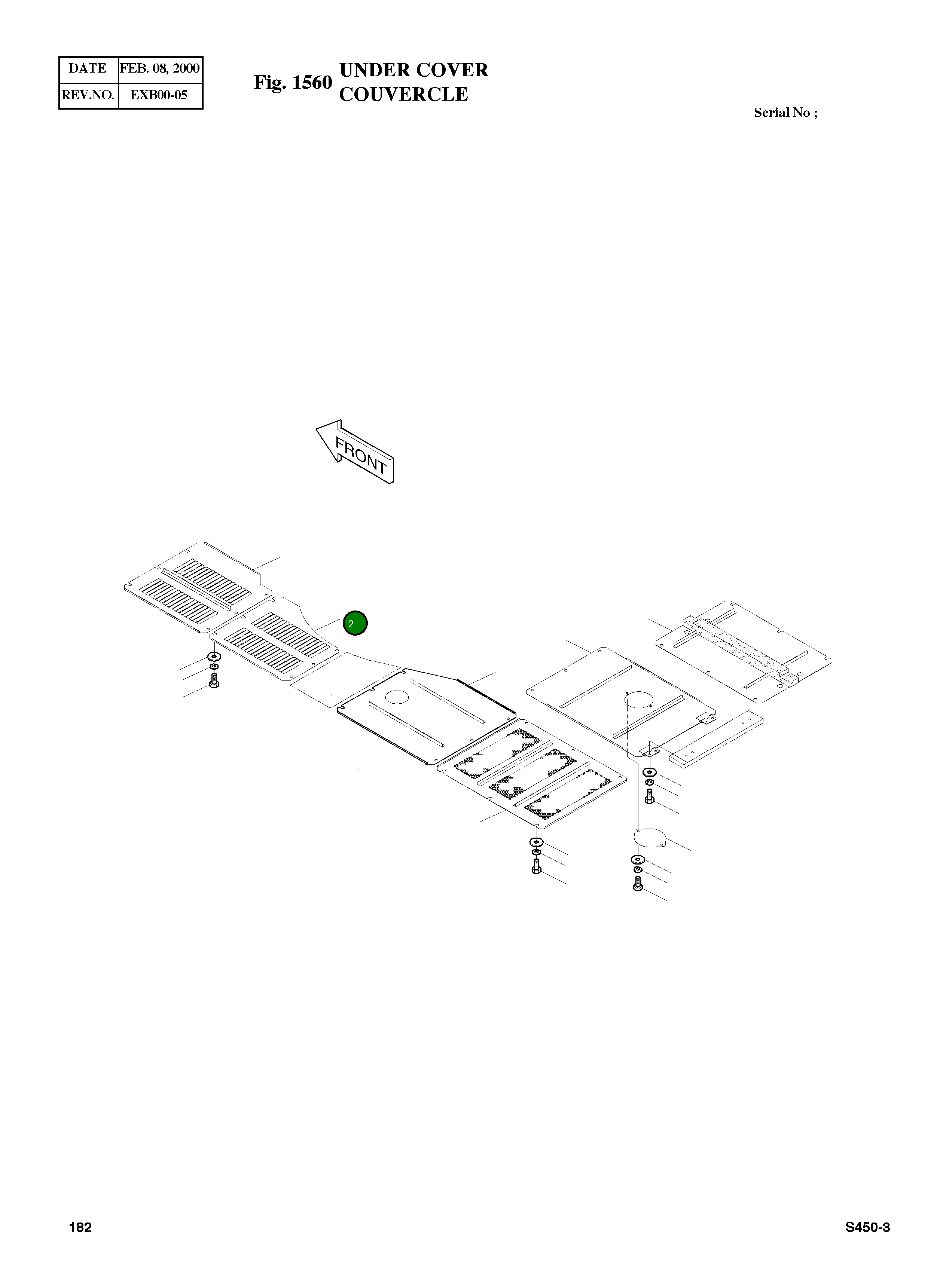 Крышка 2621-3097A Komatsu