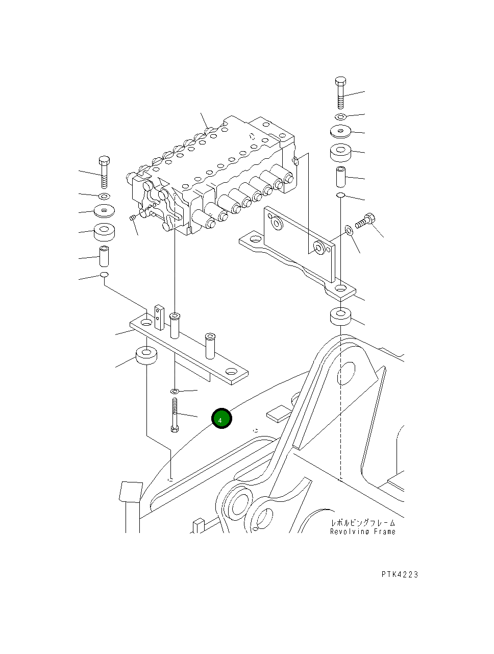 Болт 01011-81210  Komatsu