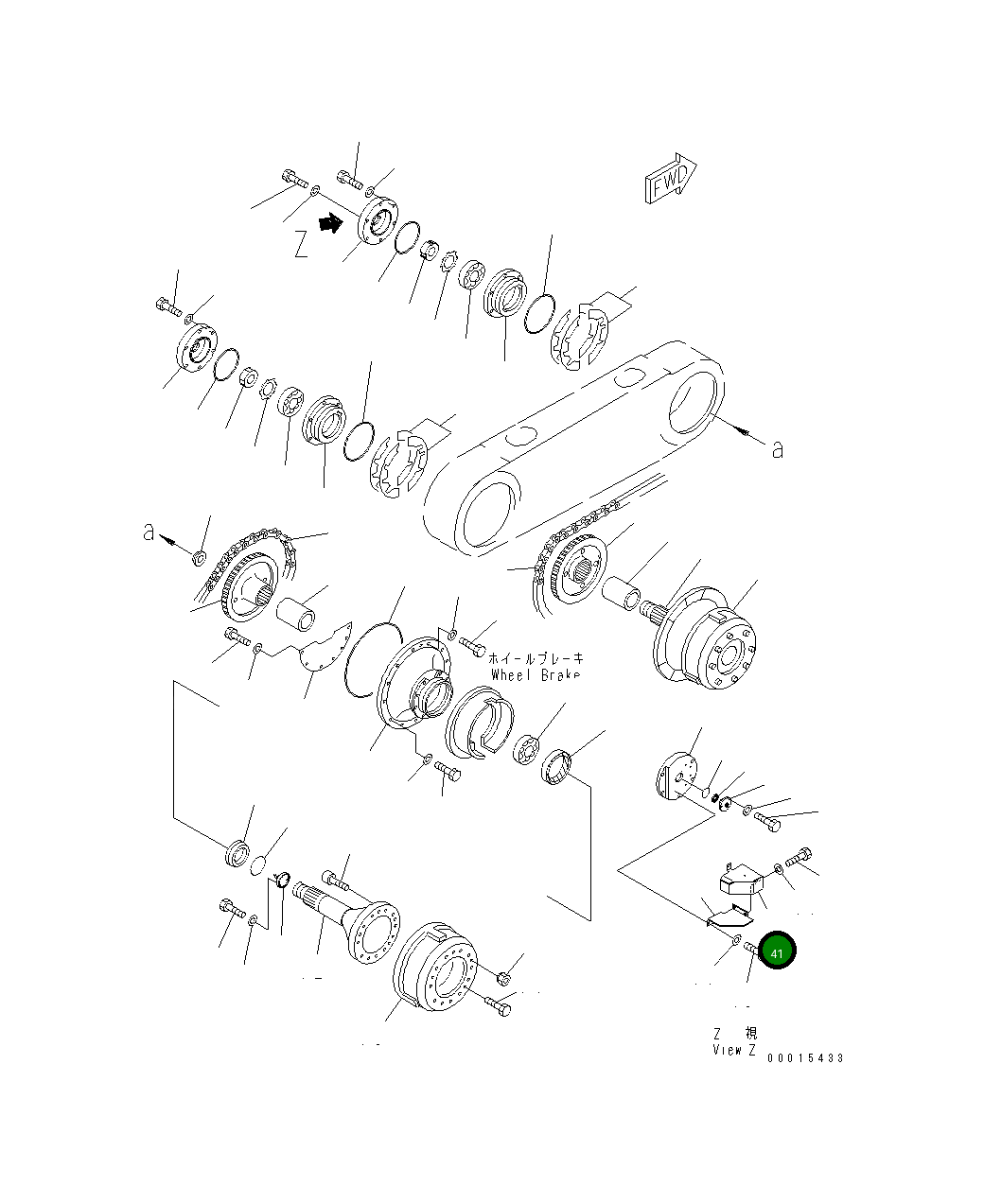 Крышка 23F-23-21251  Komatsu
