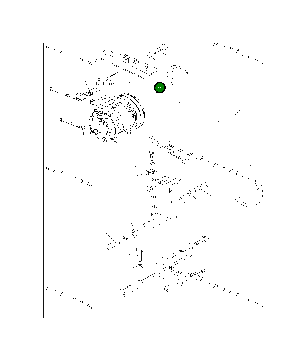 Крышка 421-S62-6241 Komatsu