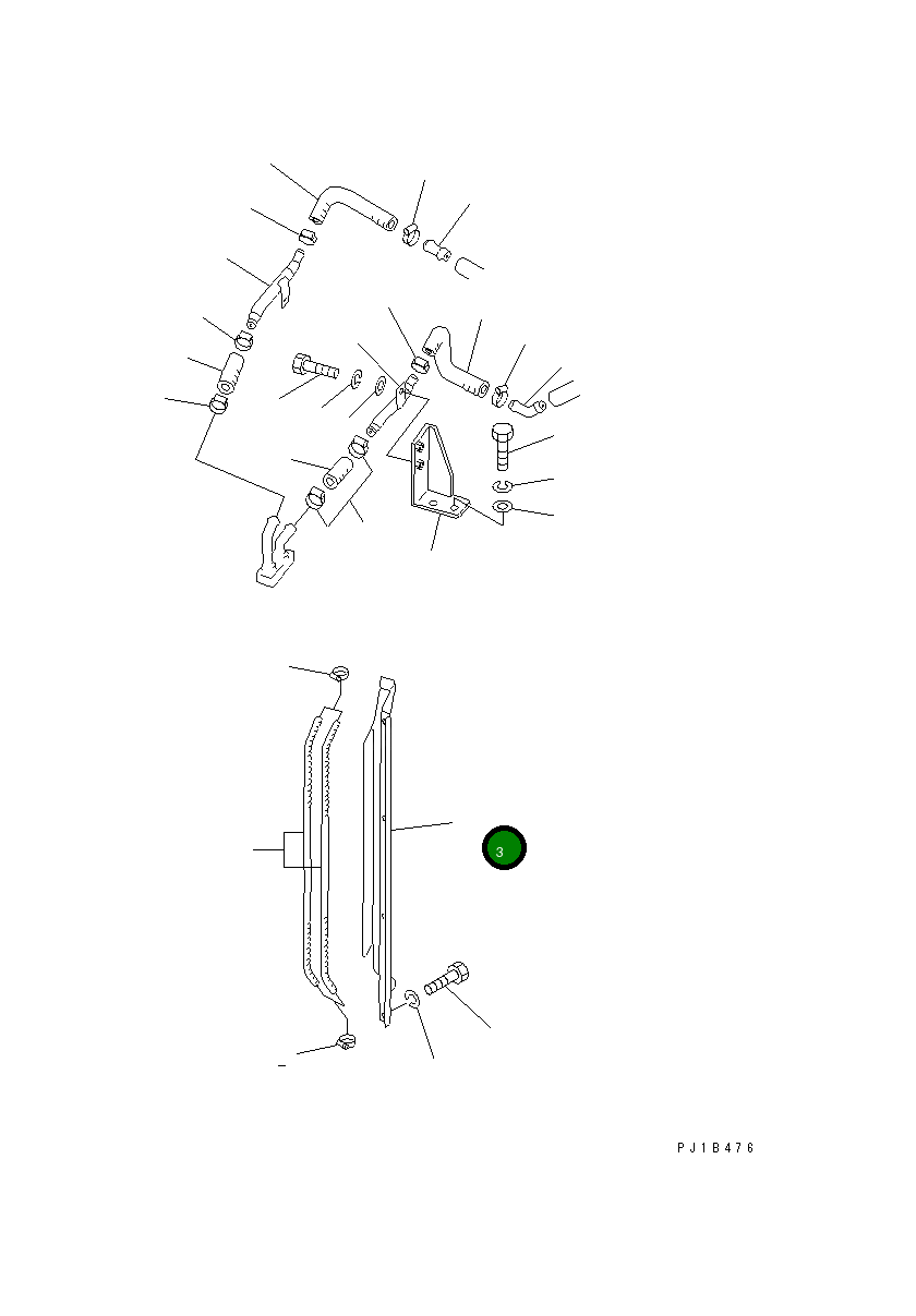 Крышка 176-911-4440  Komatsu