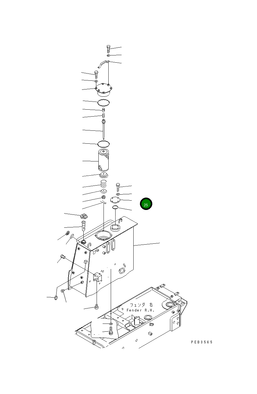 Крышка 195-60-41720 Komatsu