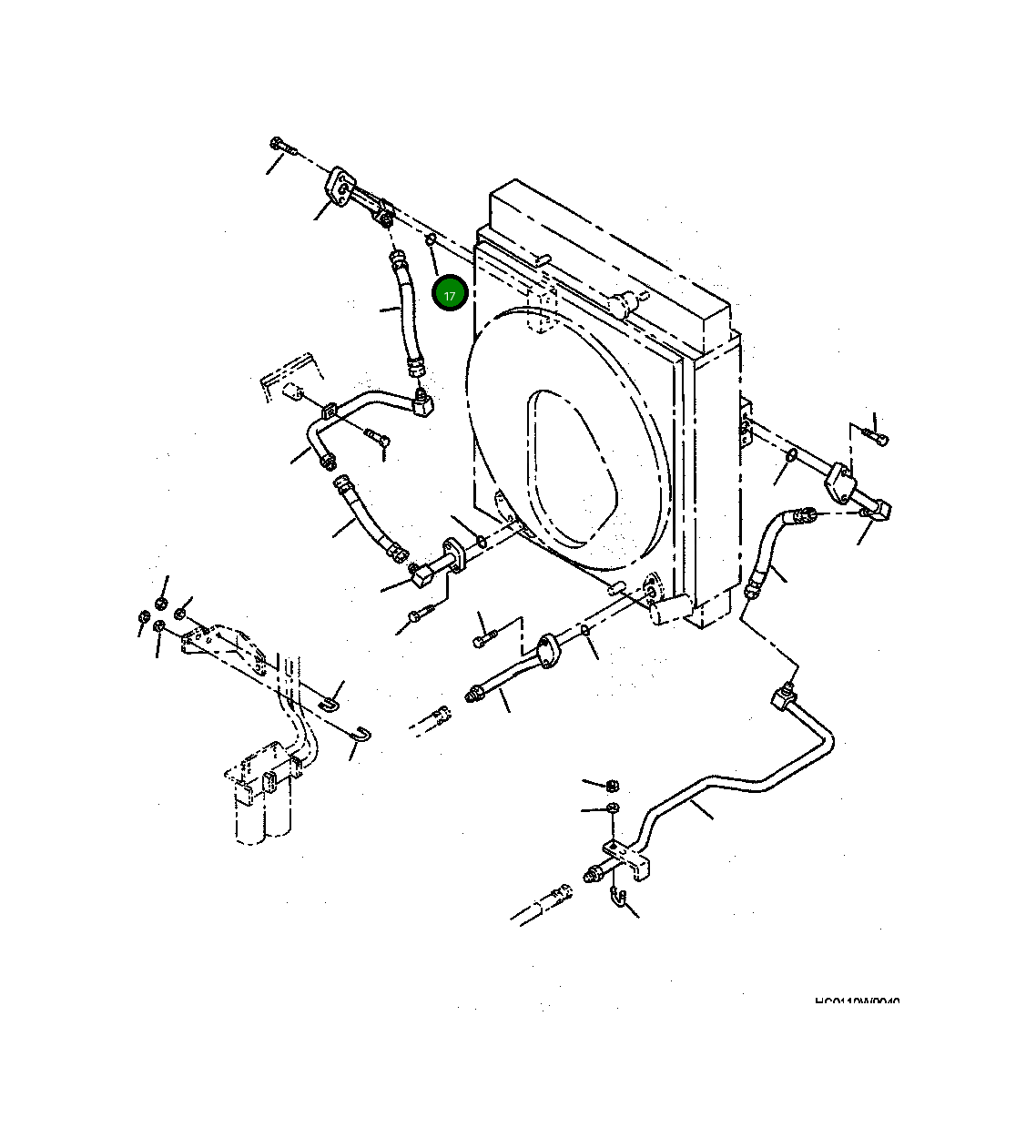 Кольцо уплотнительное (O-Ring) 07000-13935 Komatsu