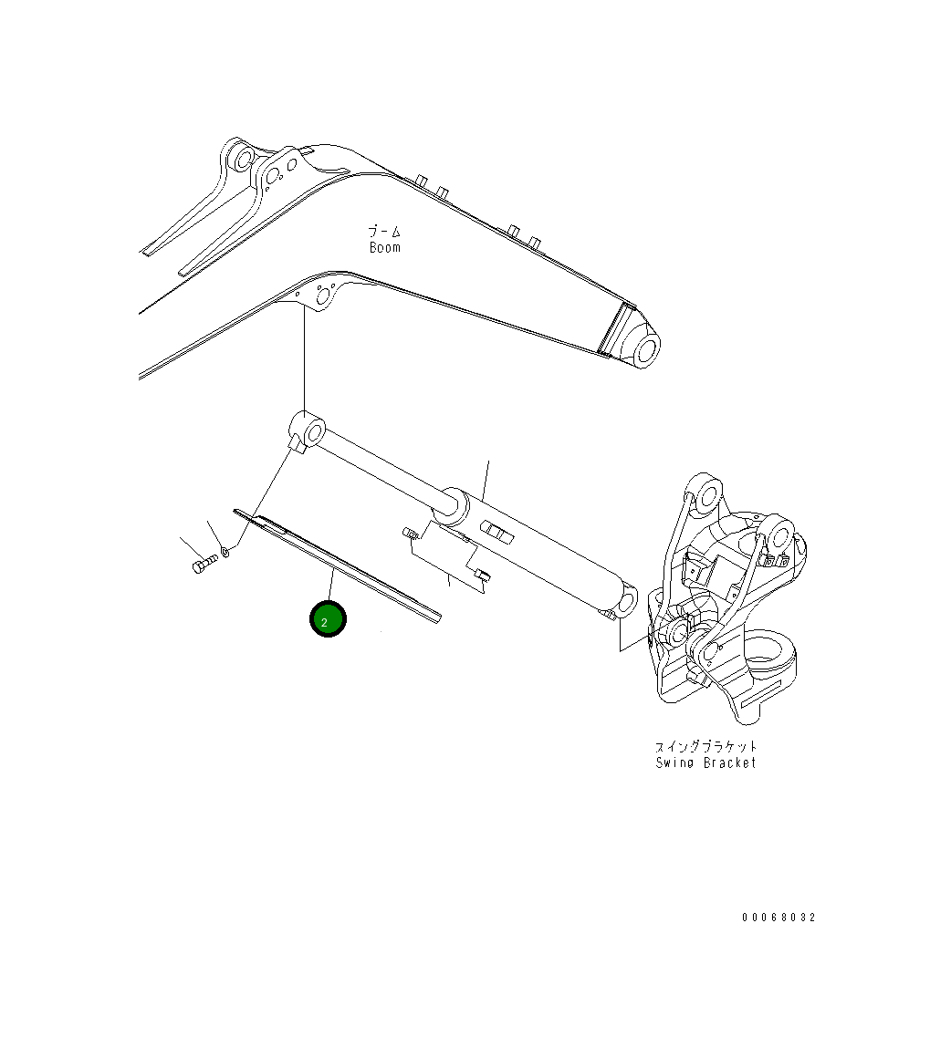 Крышка 22F-62-23130  Komatsu