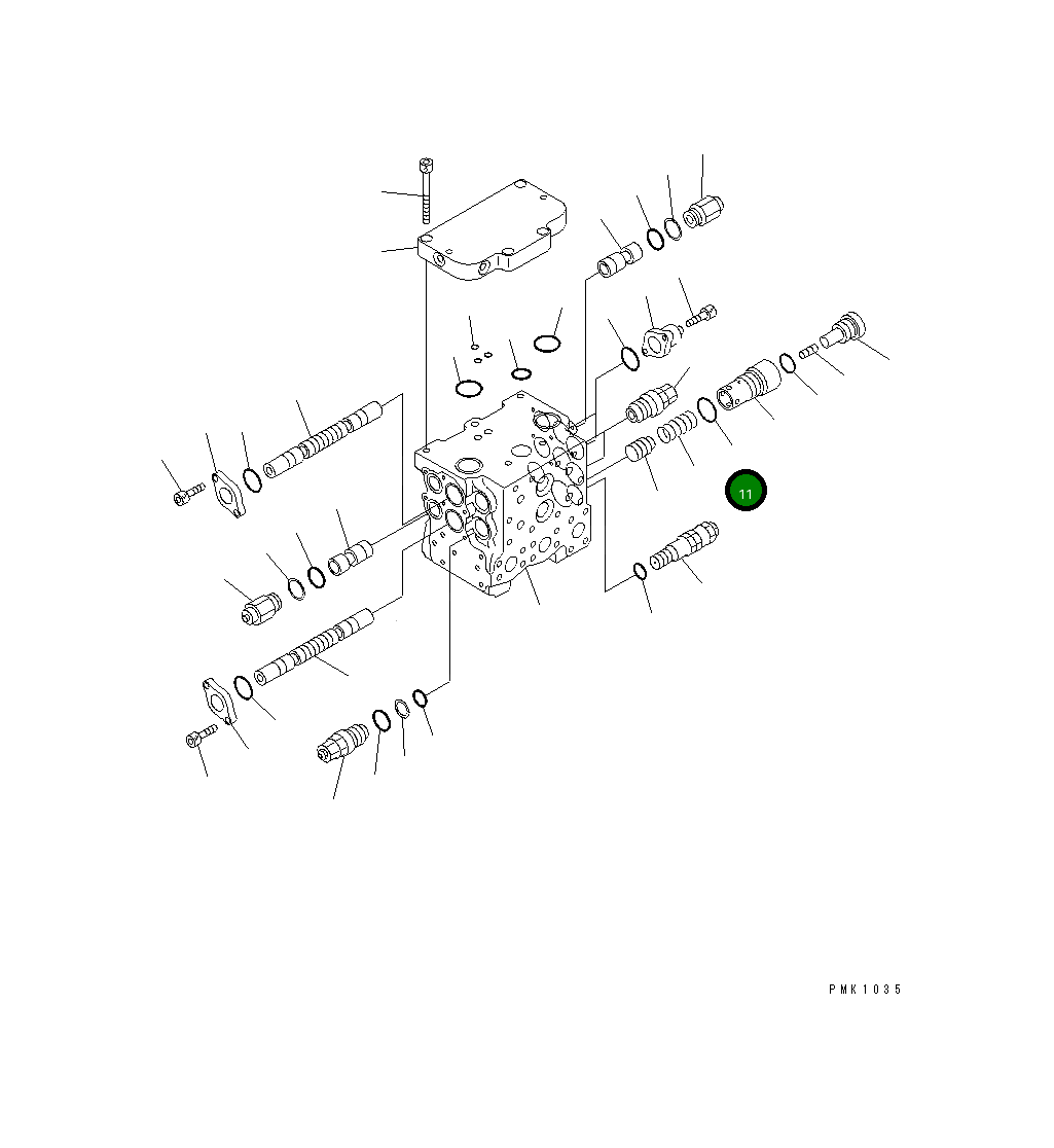 Кольцо уплотнительное (O-Ring) TM8201-023  Komatsu