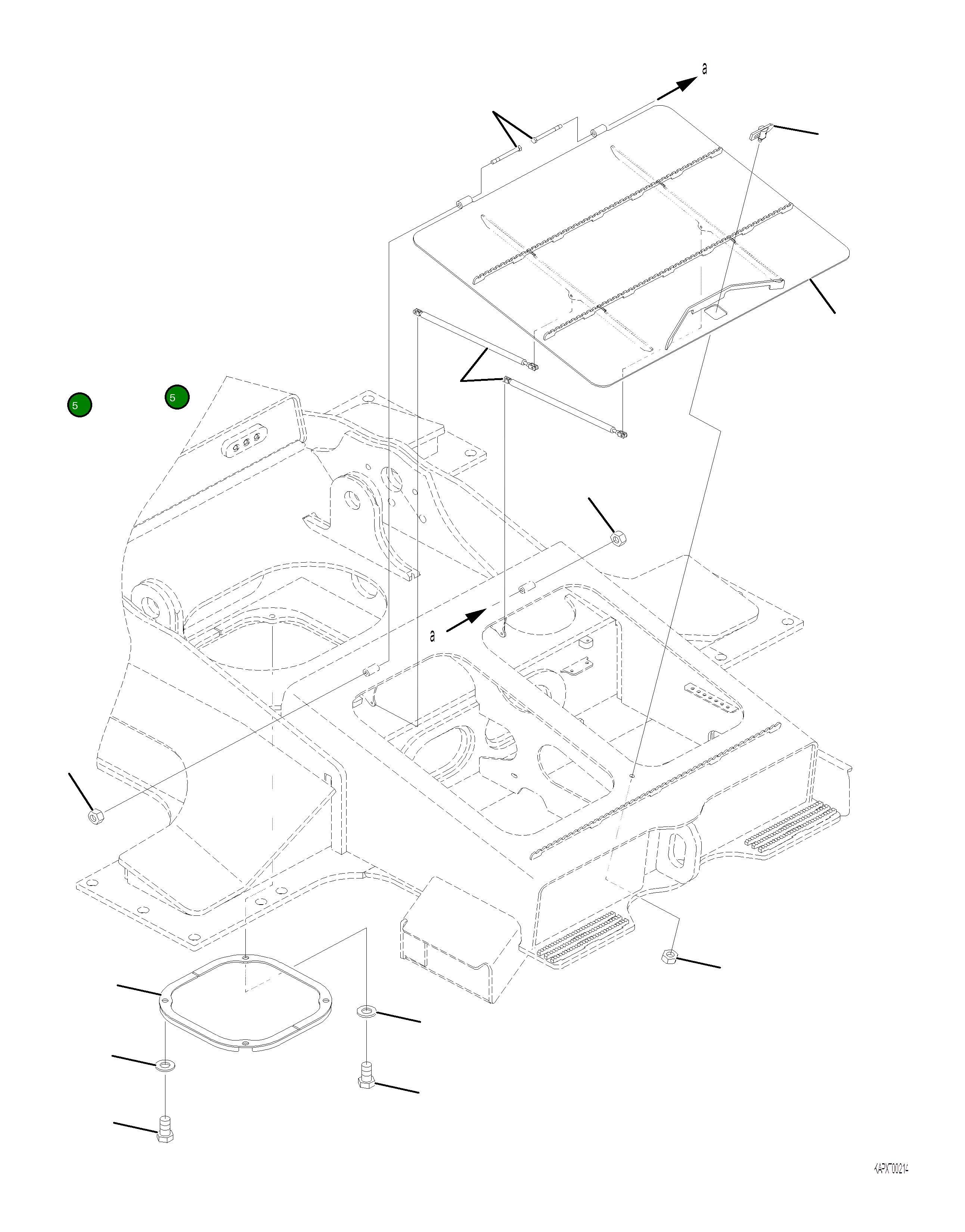 Болт 02010-81238 Komatsu