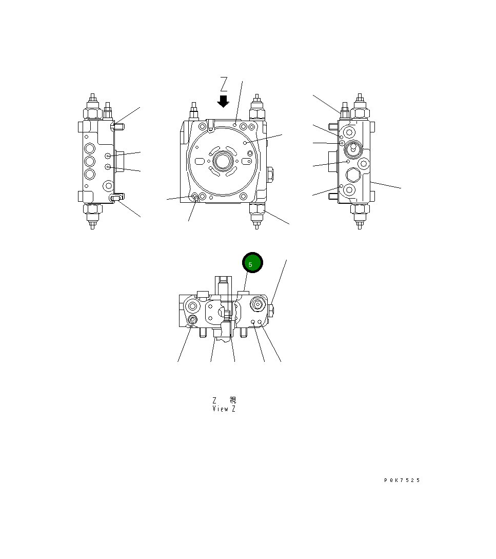 Болт UC1303042236 Komatsu