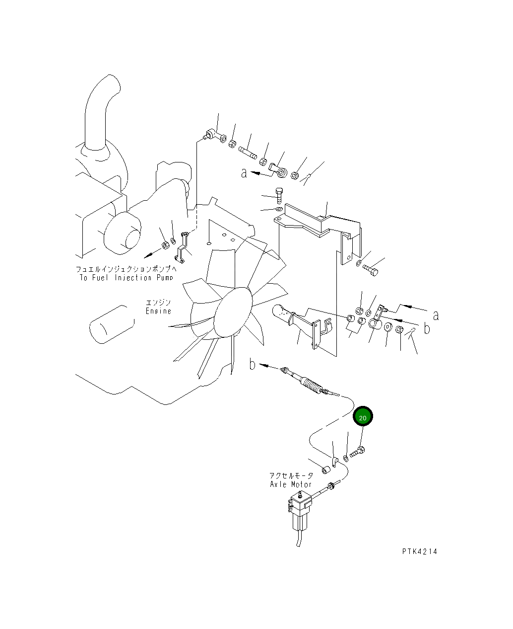 Болт 01010-80840 Komatsu