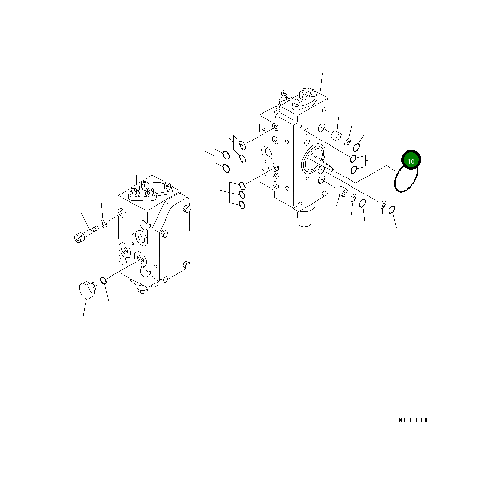 Кольцо уплотнительное (O-Ring) 07000-03048 Komatsu
