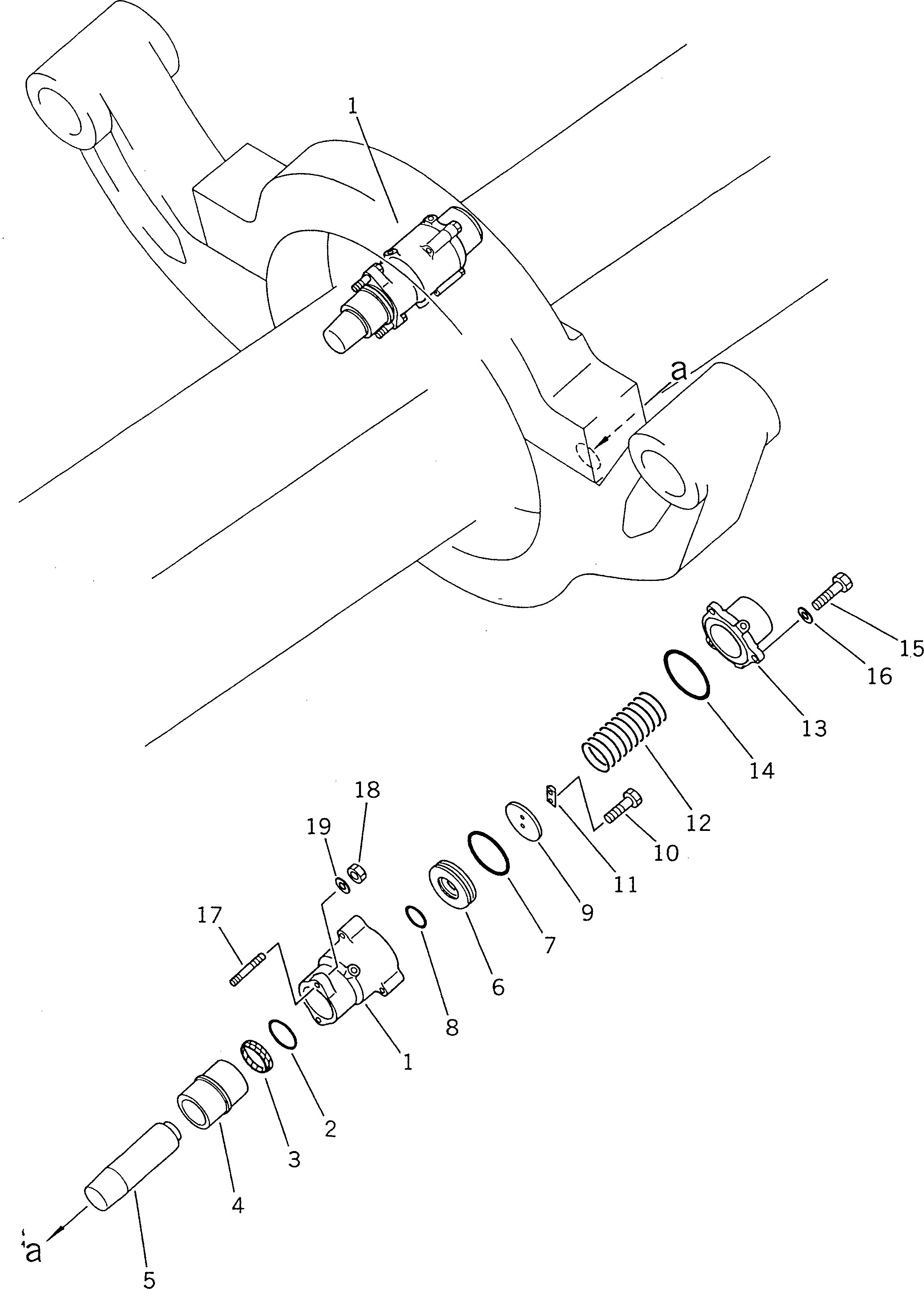 Кольцо уплотнительное (O-Ring) 235-43-19170  Komatsu