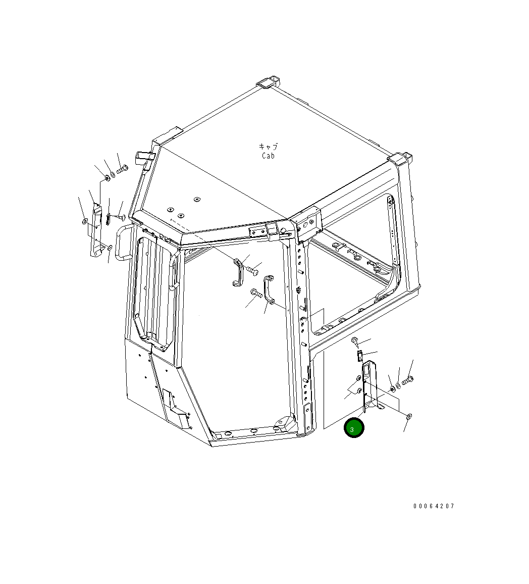 Крышка 17A-979-2632 Komatsu