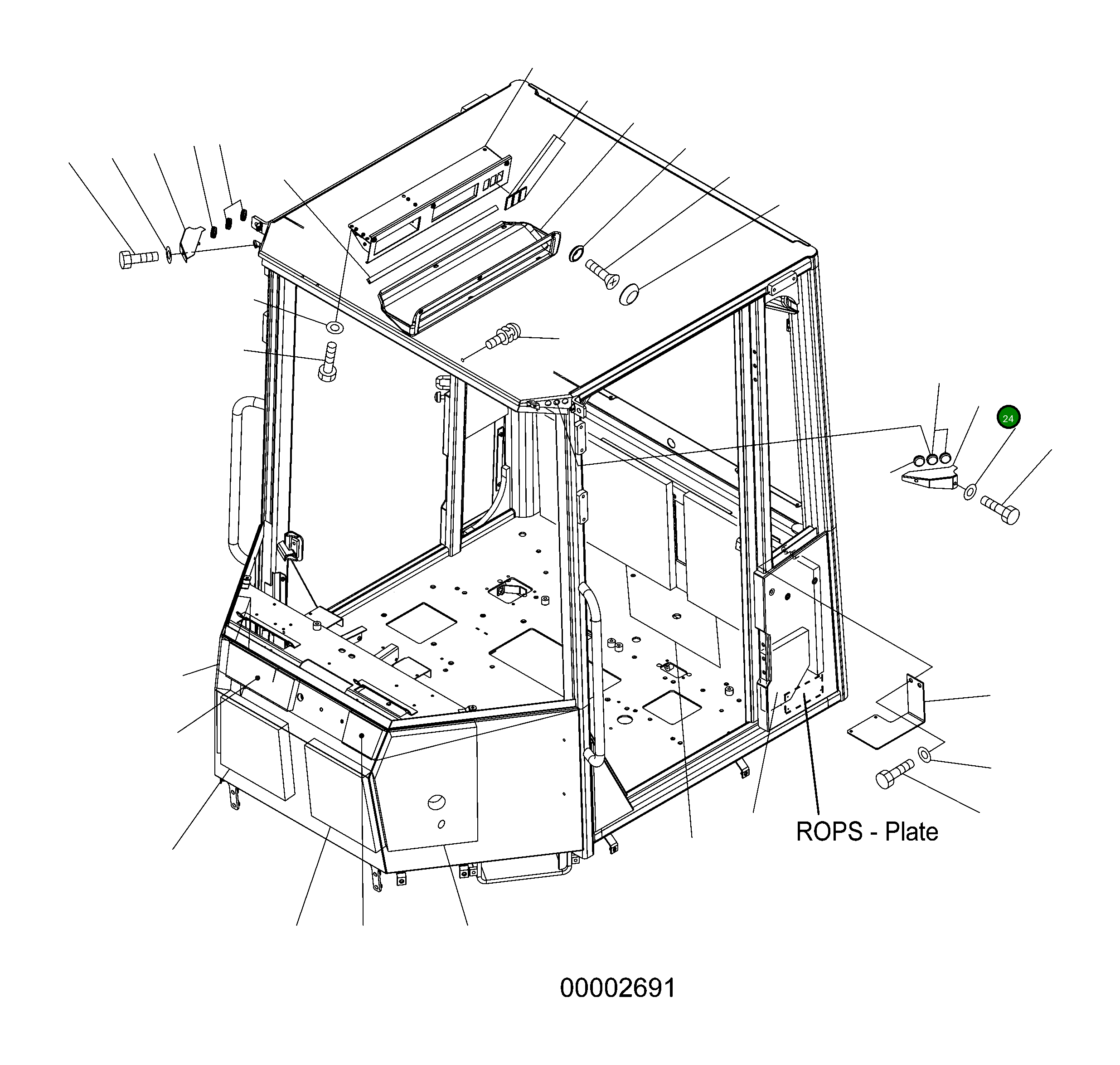 Крышка 419-56-H1F20 Komatsu
