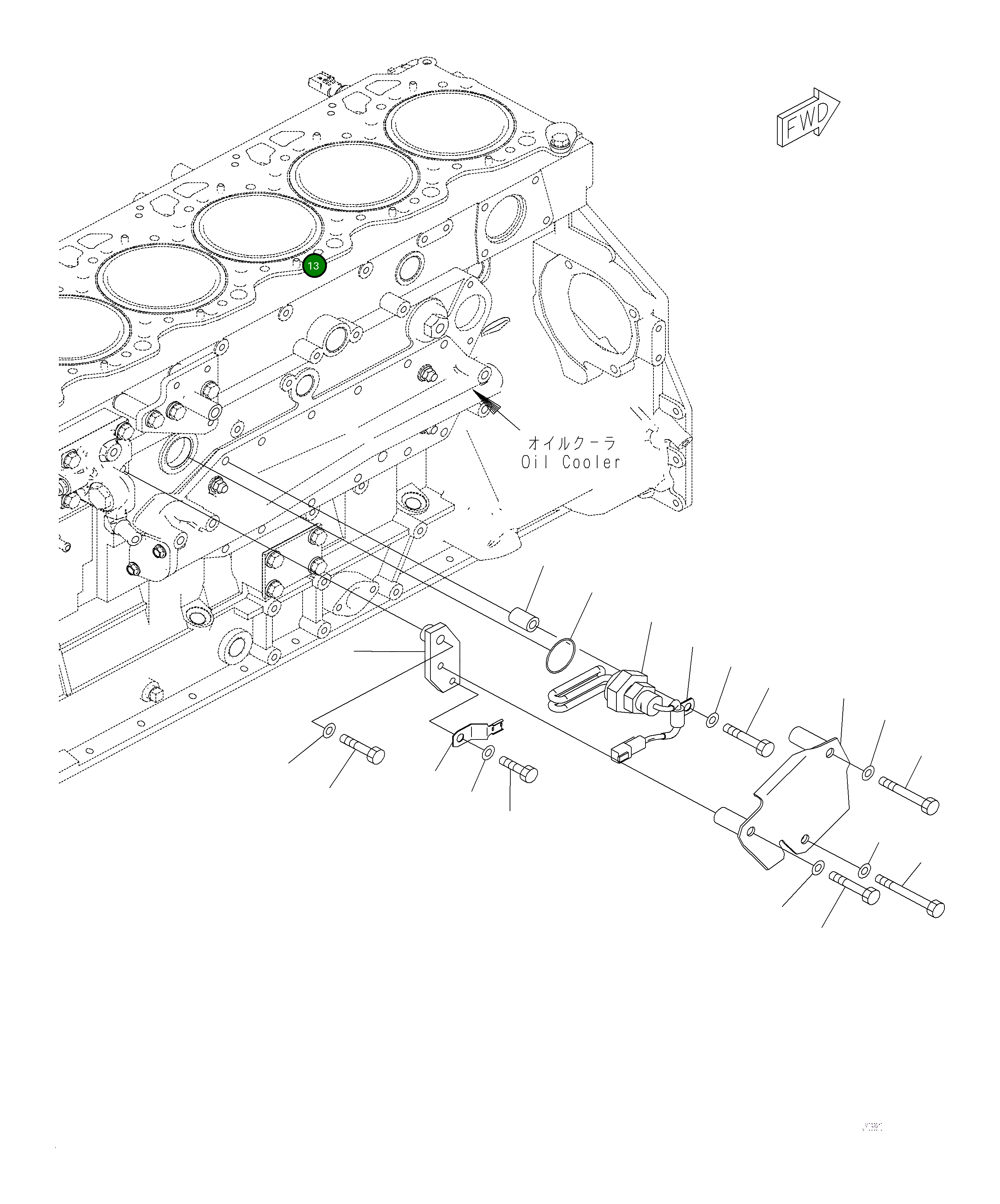 Крышка 6253-81-8160  Komatsu