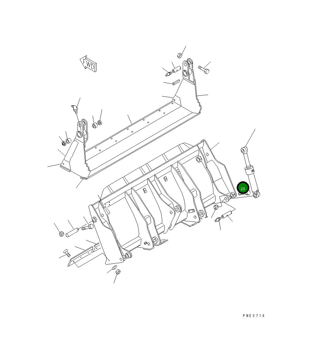 Болт 01010-61095 Komatsu