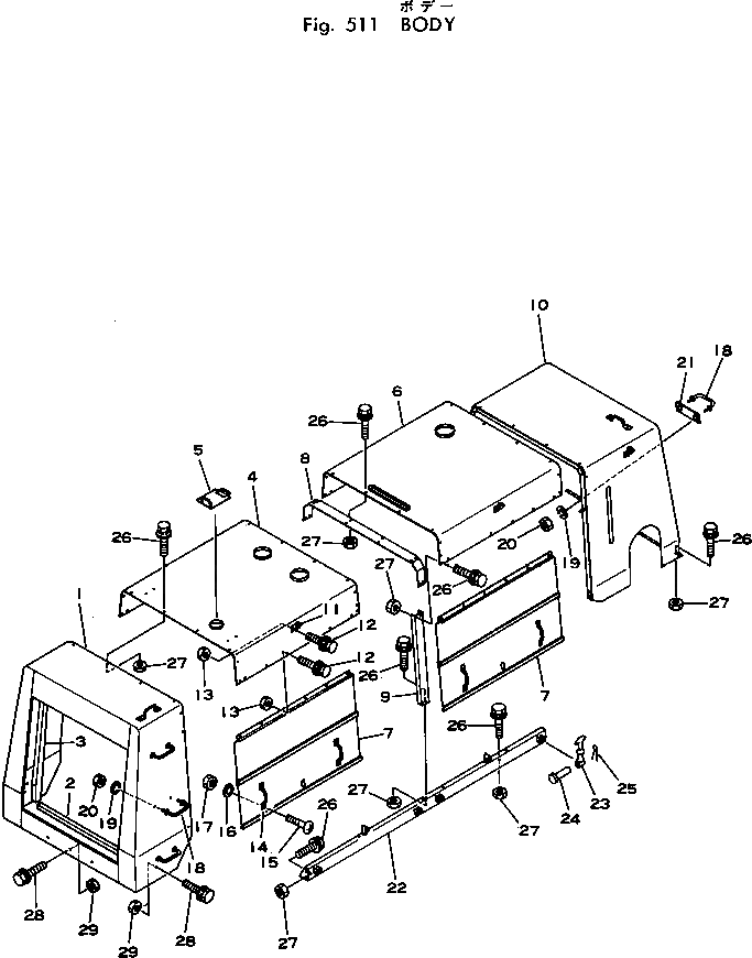 Болт M800941010202  Komatsu