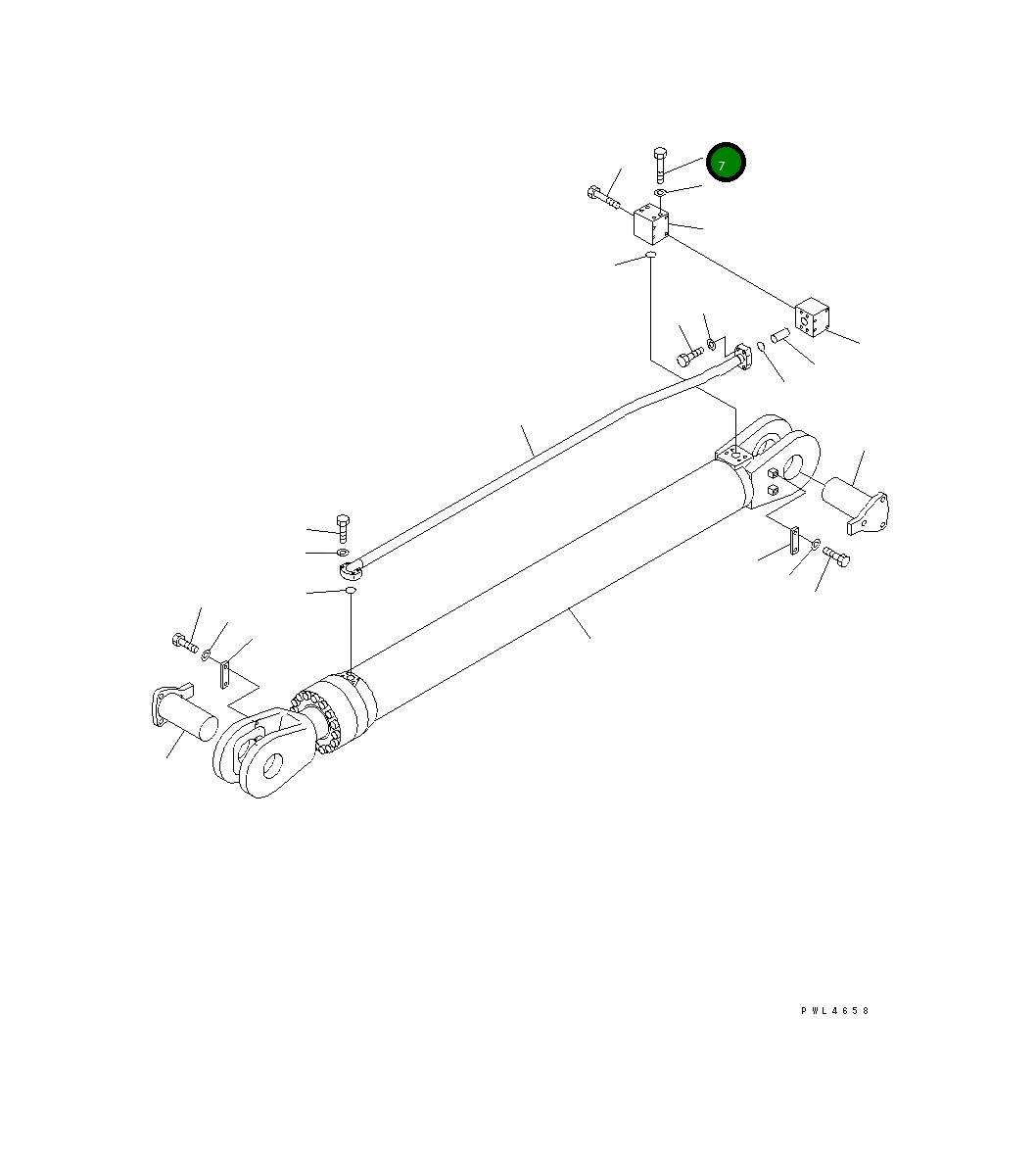 Болт DM50106498 Komatsu