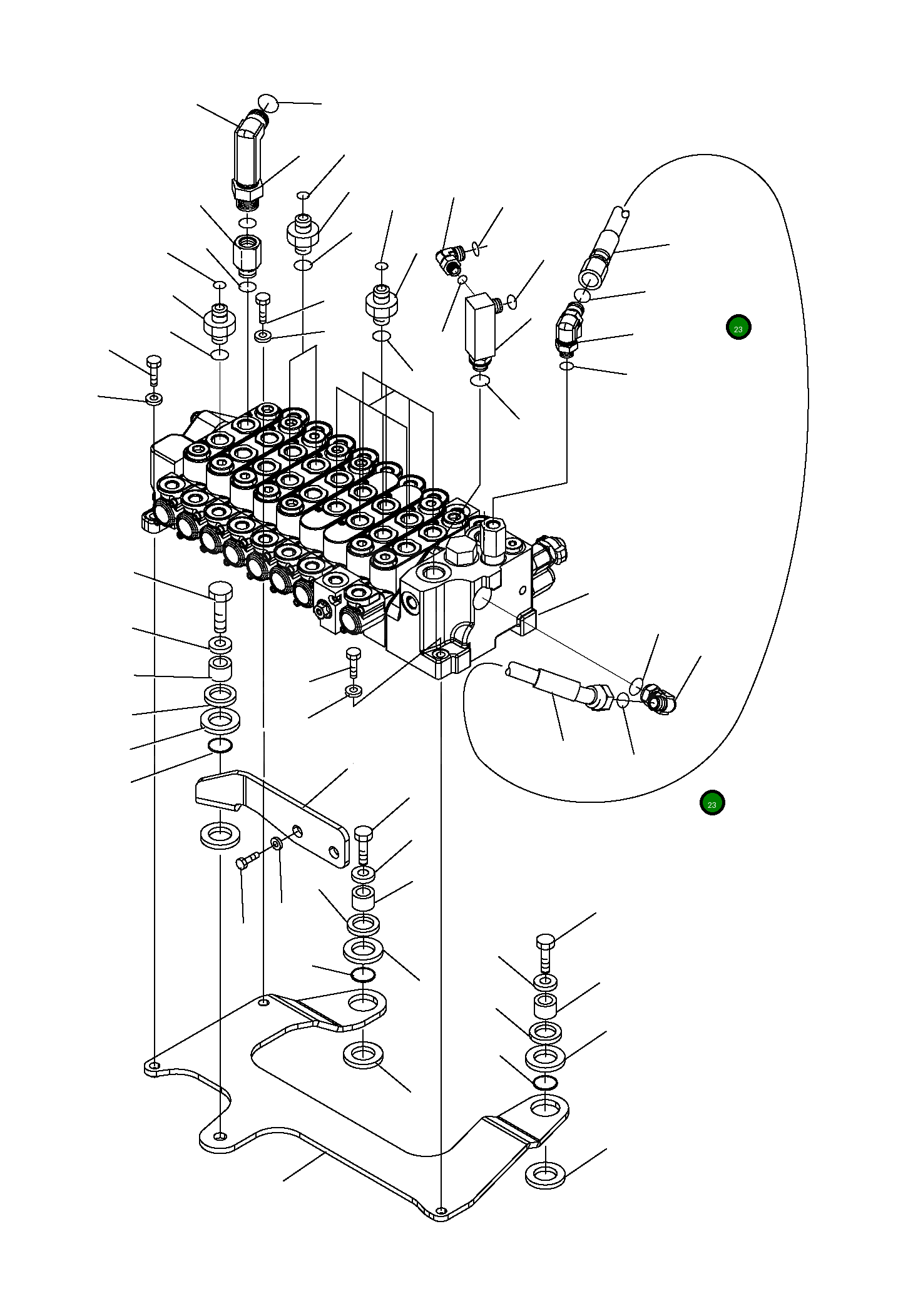 Кольцо уплотнительное (O-Ring) 21D-09-69810 Komatsu