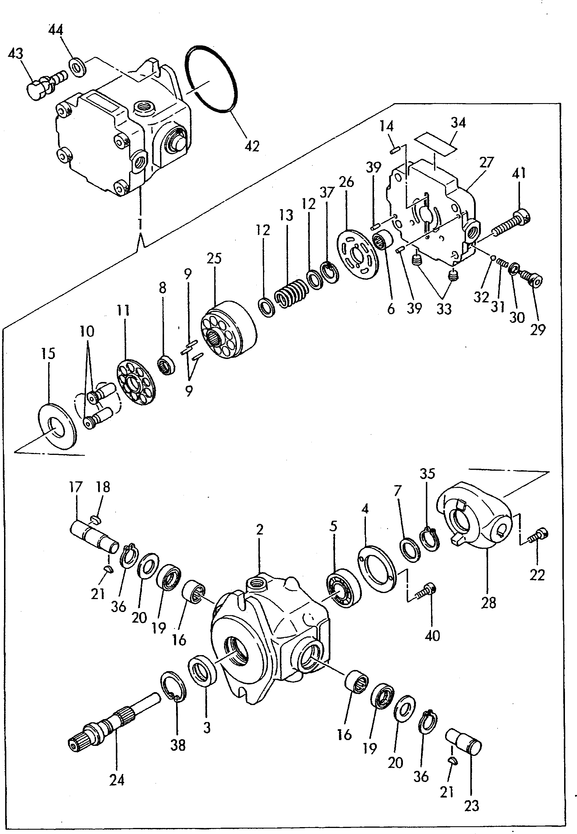 Болт YM172519-73460  Komatsu