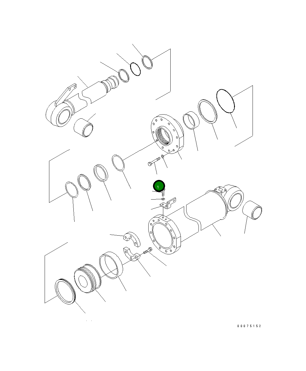 Болт 01011-02400 Komatsu