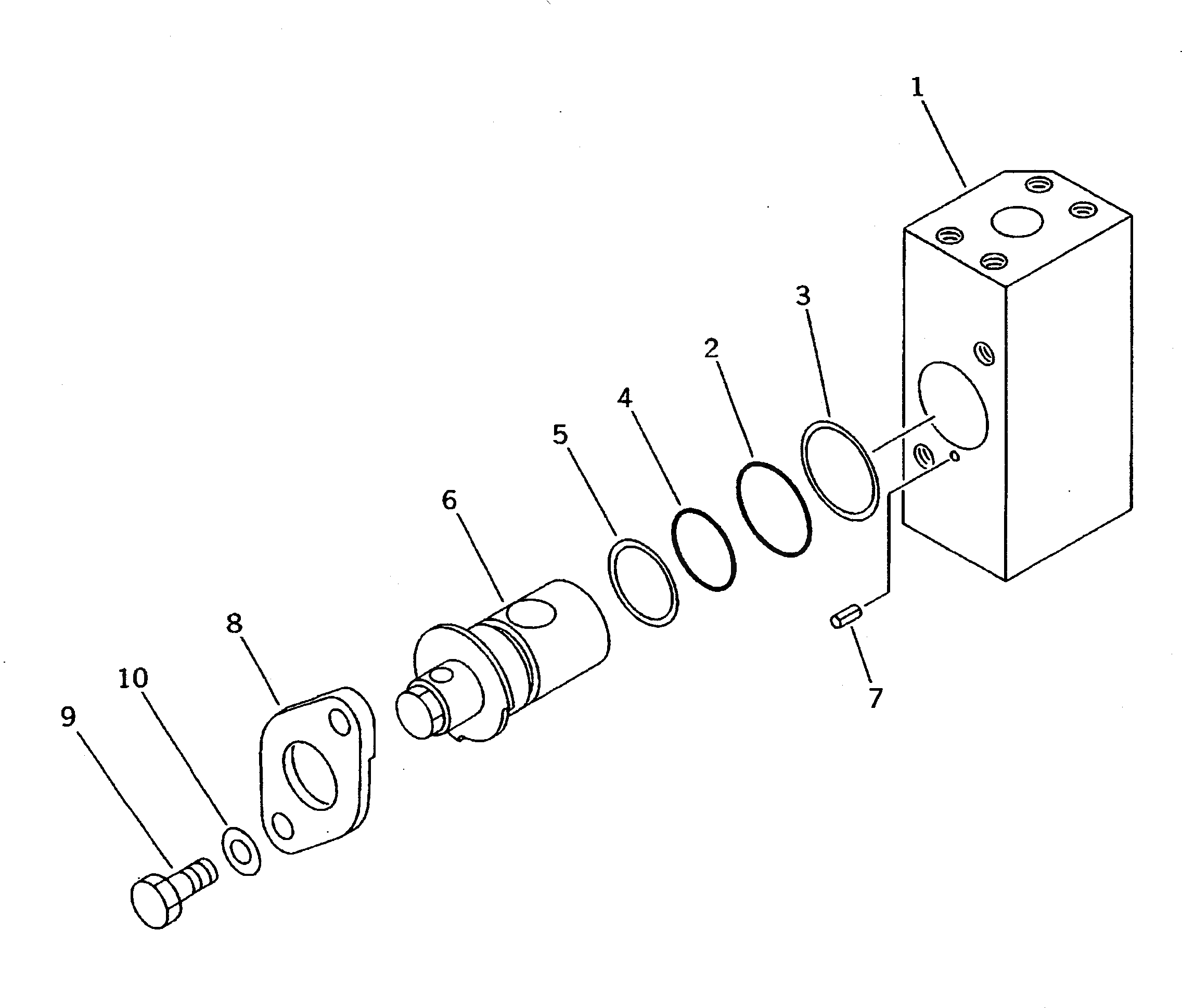 Кольцо 07001-03038 Komatsu