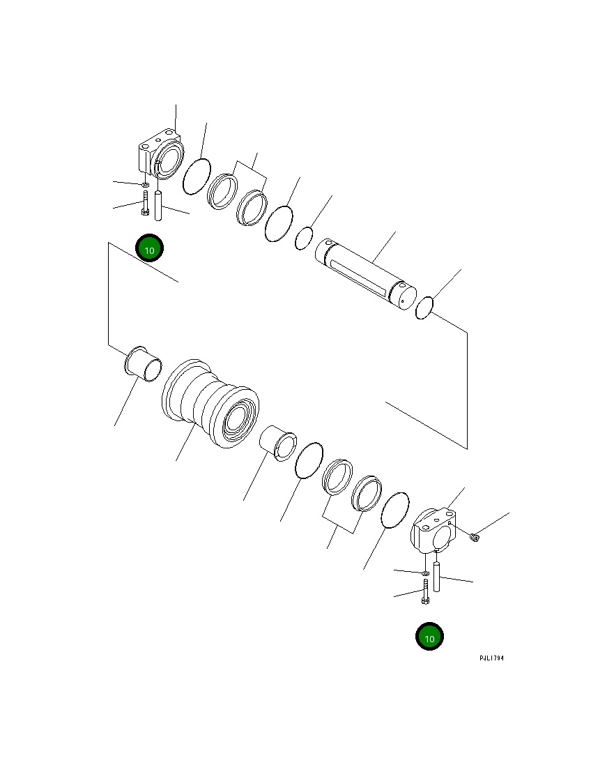 Болт 21M-30-15190 Komatsu