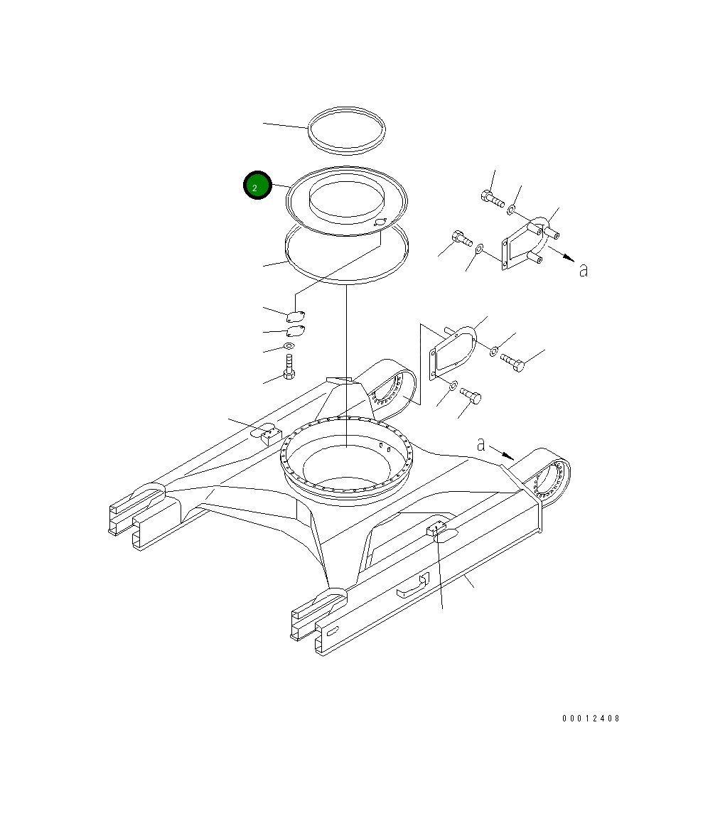 Крышка 203-30-61150 Komatsu