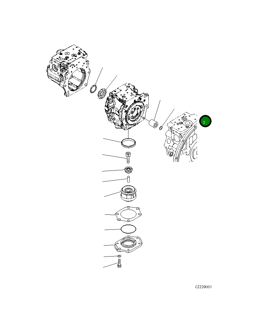 Кольцо 708-2F-12420 Komatsu