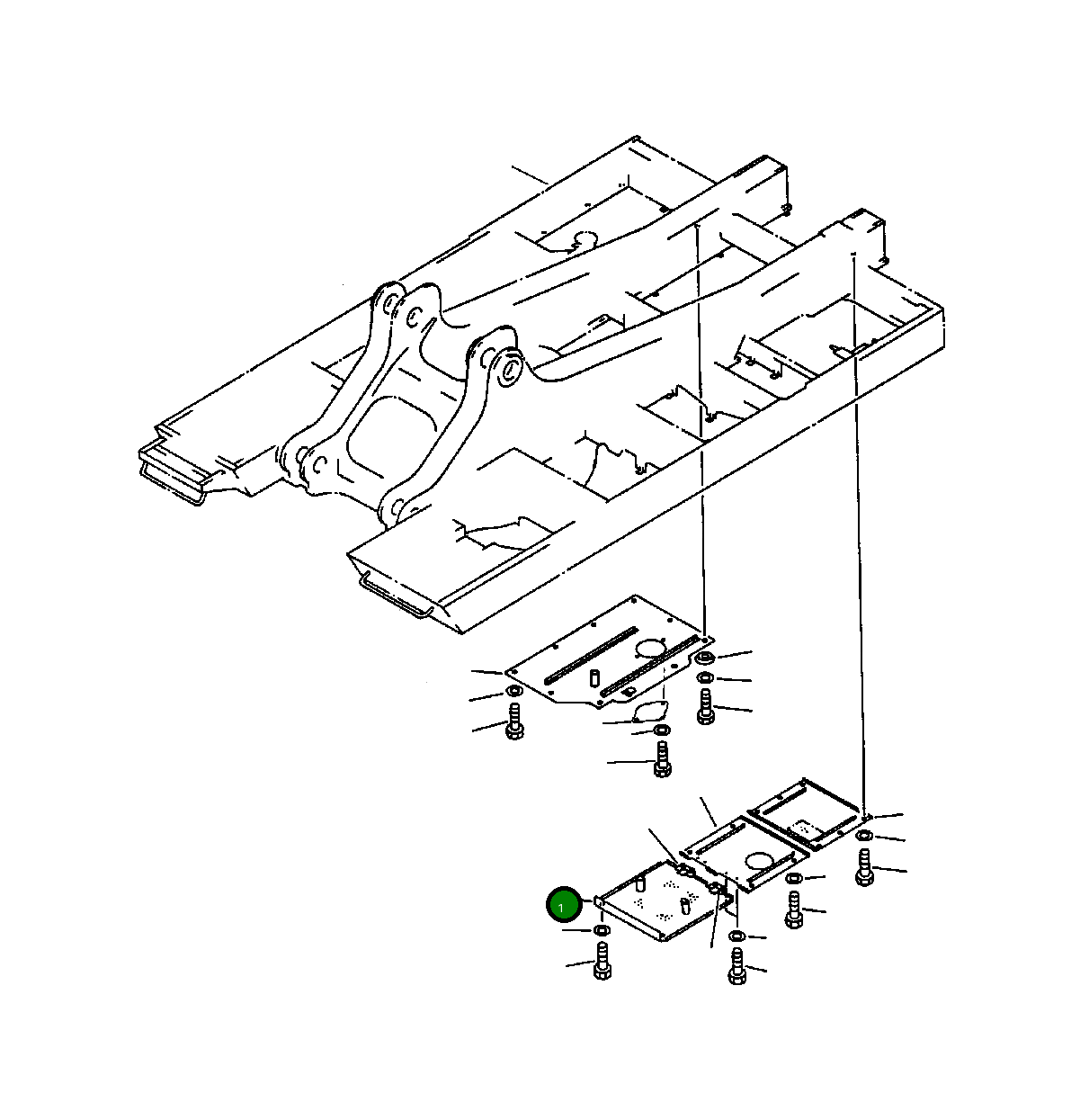 Крышка 209-54-54730 Komatsu