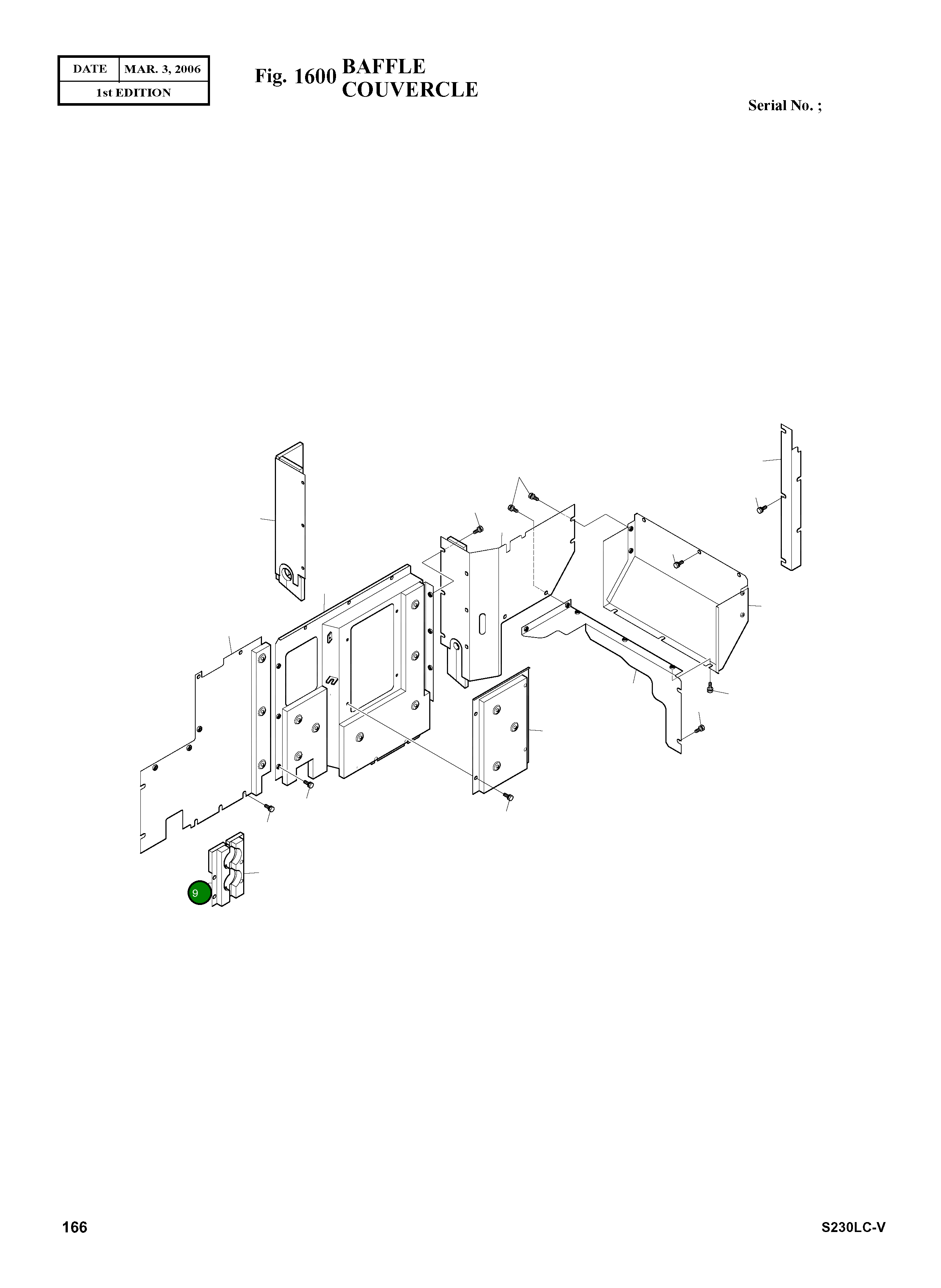 Крышка 621-01945A  Komatsu