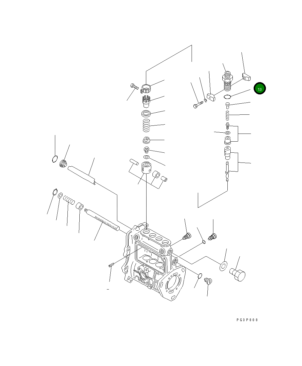 Кольцо уплотнительное (O-Ring) YM124550-51370 Komatsu