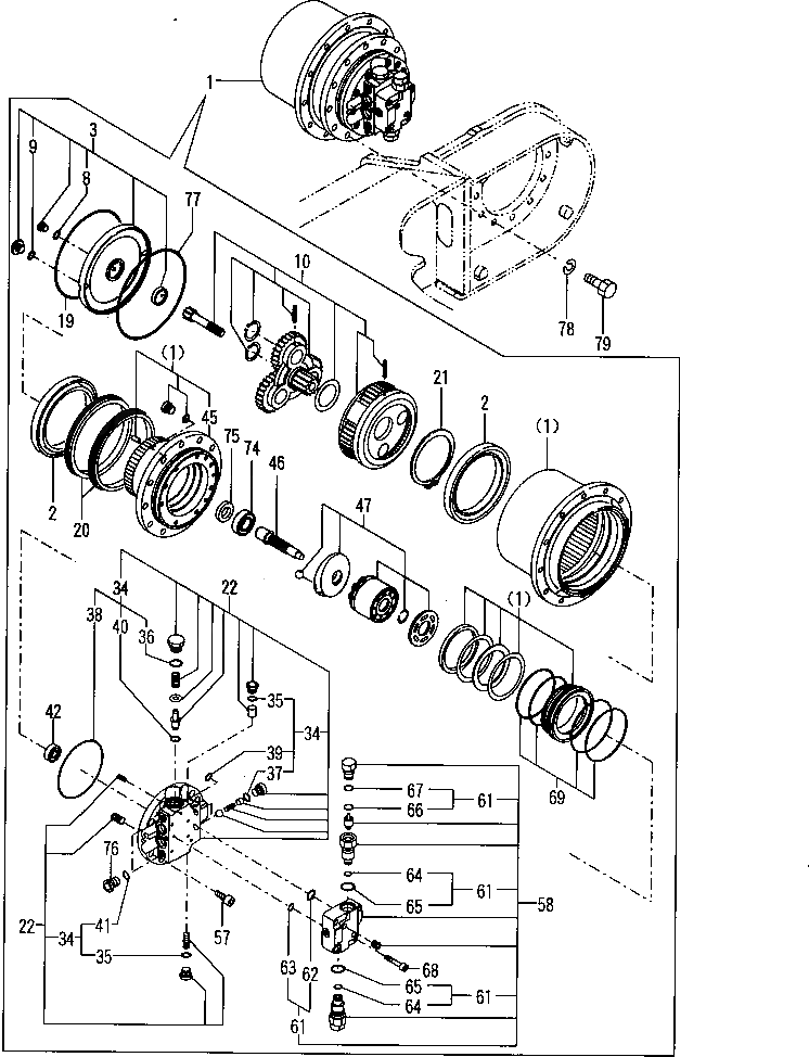 Кольцо уплотнительное (O-Ring) YM172187-73910  Komatsu