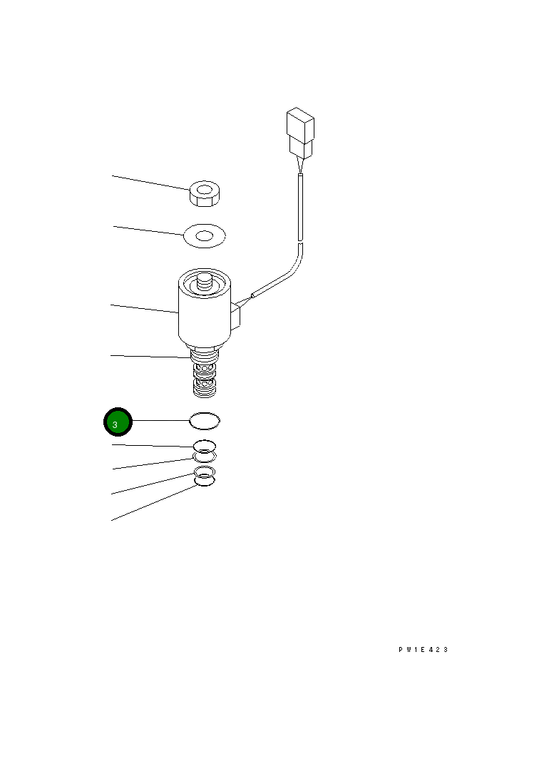 Кольцо уплотнительное (O-Ring) TT007991019 Komatsu