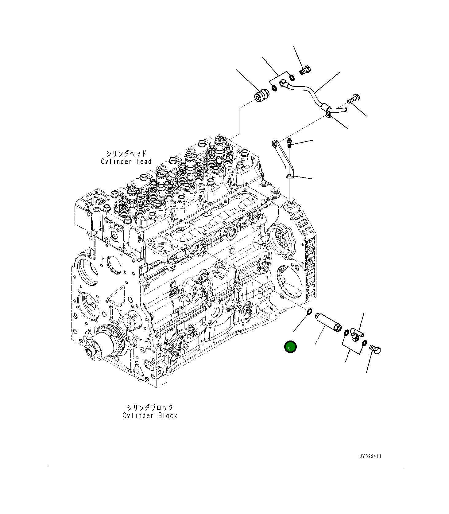 Кольцо уплотнительное (O-Ring) 6755-21-7110 Komatsu