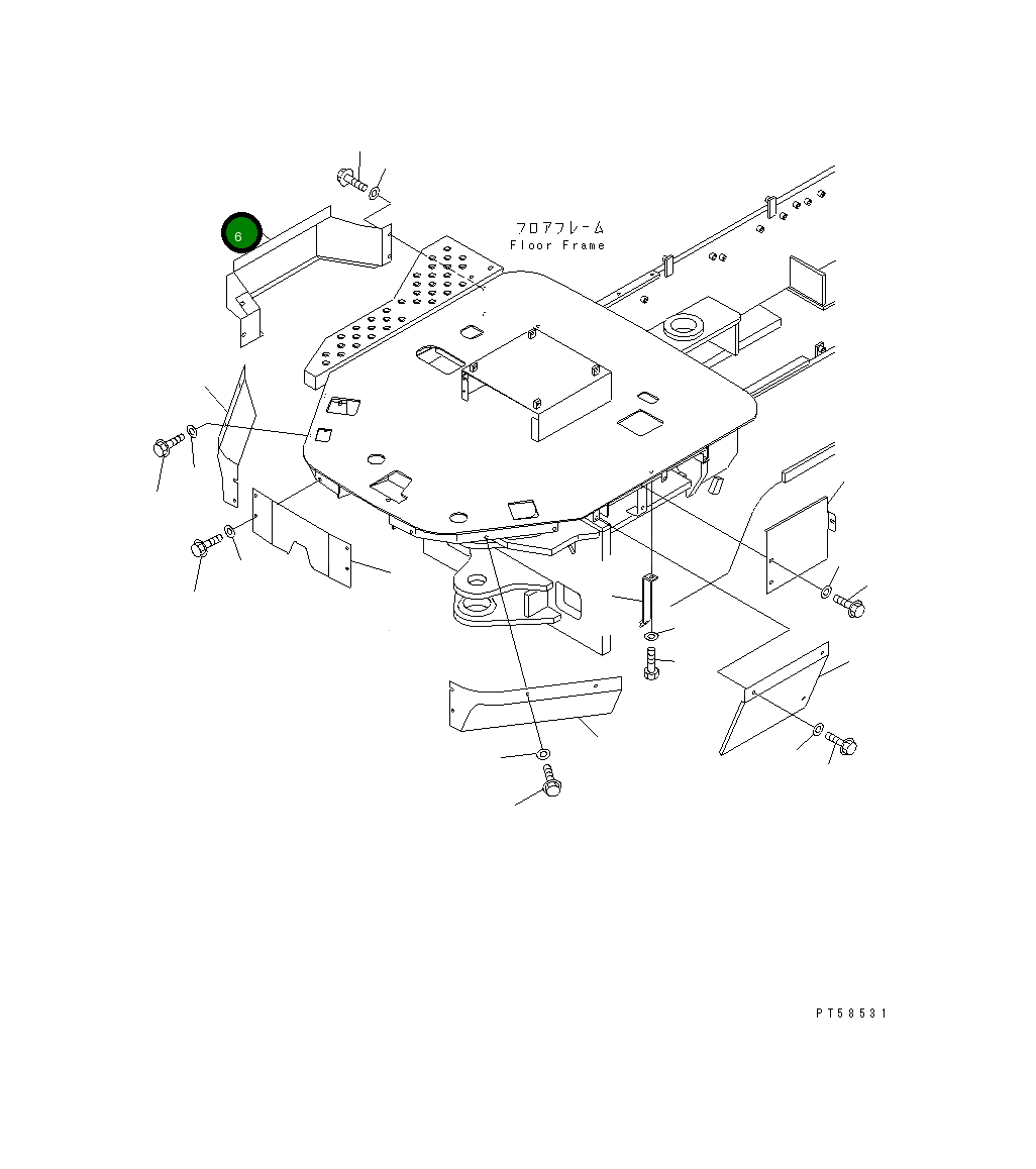 Крышка 273-870-7470 Komatsu