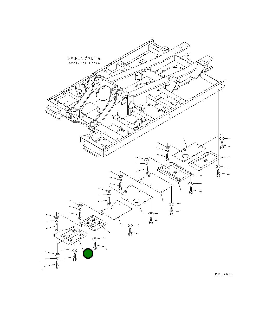 Крышка 209-54-76120 Komatsu