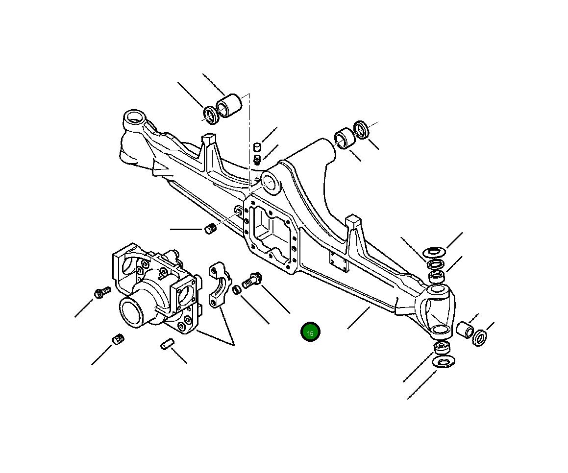 Болт CA0126022 Komatsu