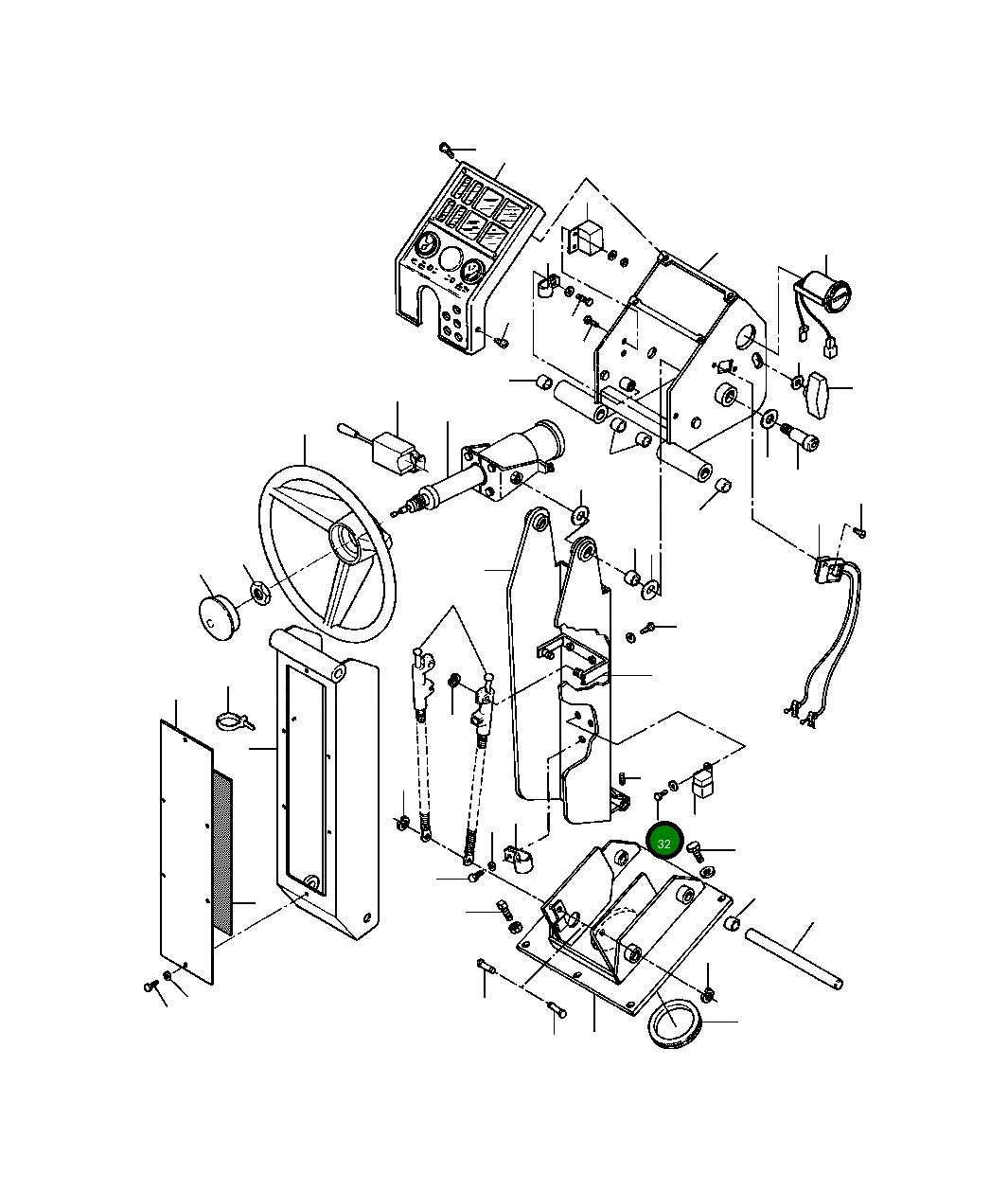 Болт 180 020 R1 Komatsu