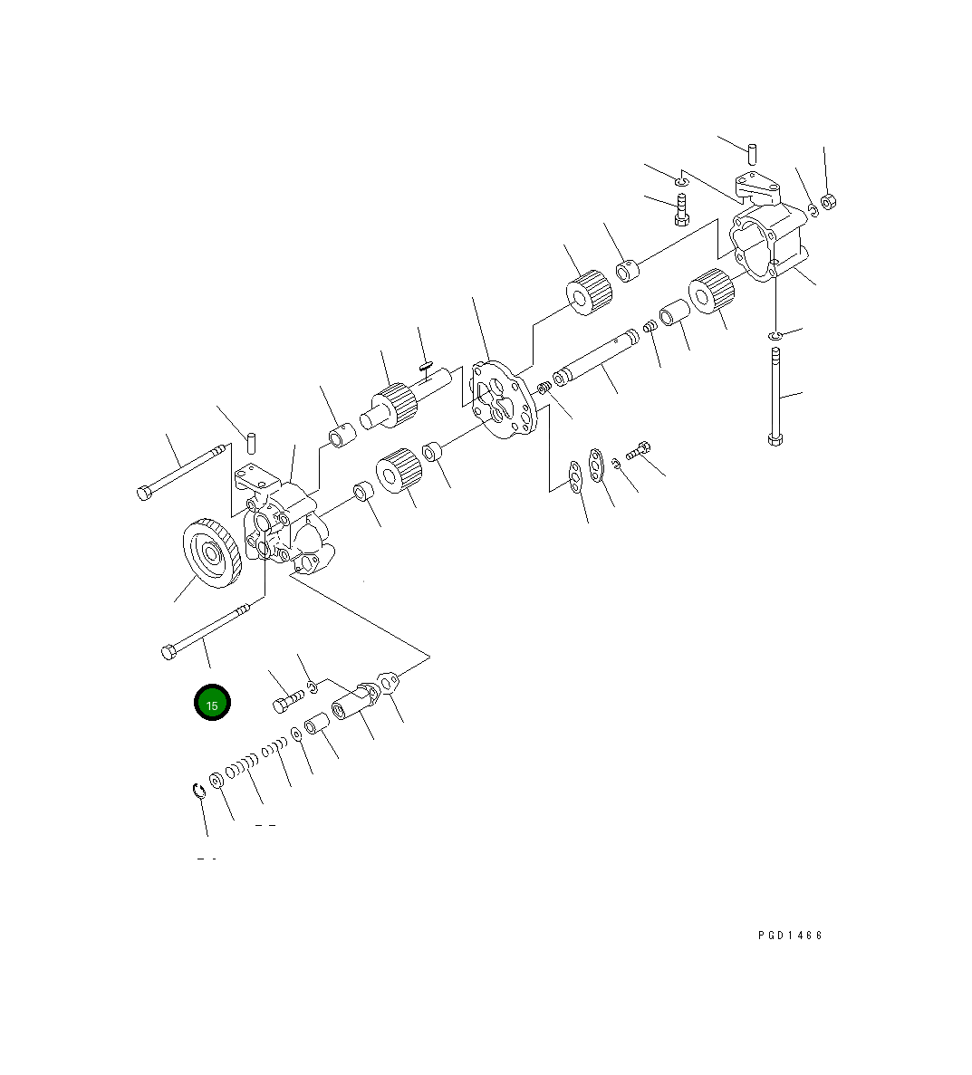 Болт 6127-51-1180 Komatsu